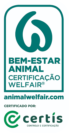 Bem Estar Animal - Certificação Welfair. Certificado por Certís.
